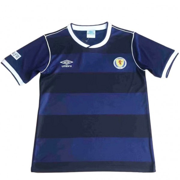 Scotland home retro soccer jersey maillot match men's first sportswear football shirt 1986